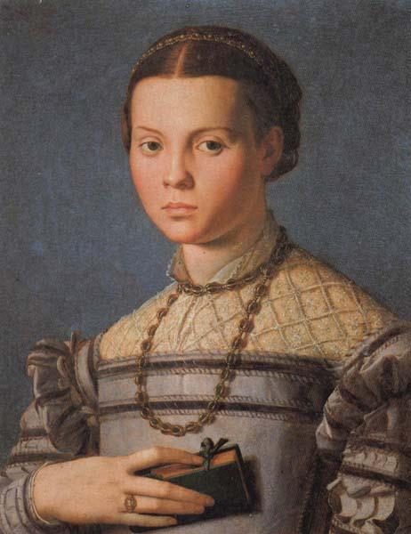 Agnolo Bronzino Portrait of a Little Gril with a Book oil painting picture